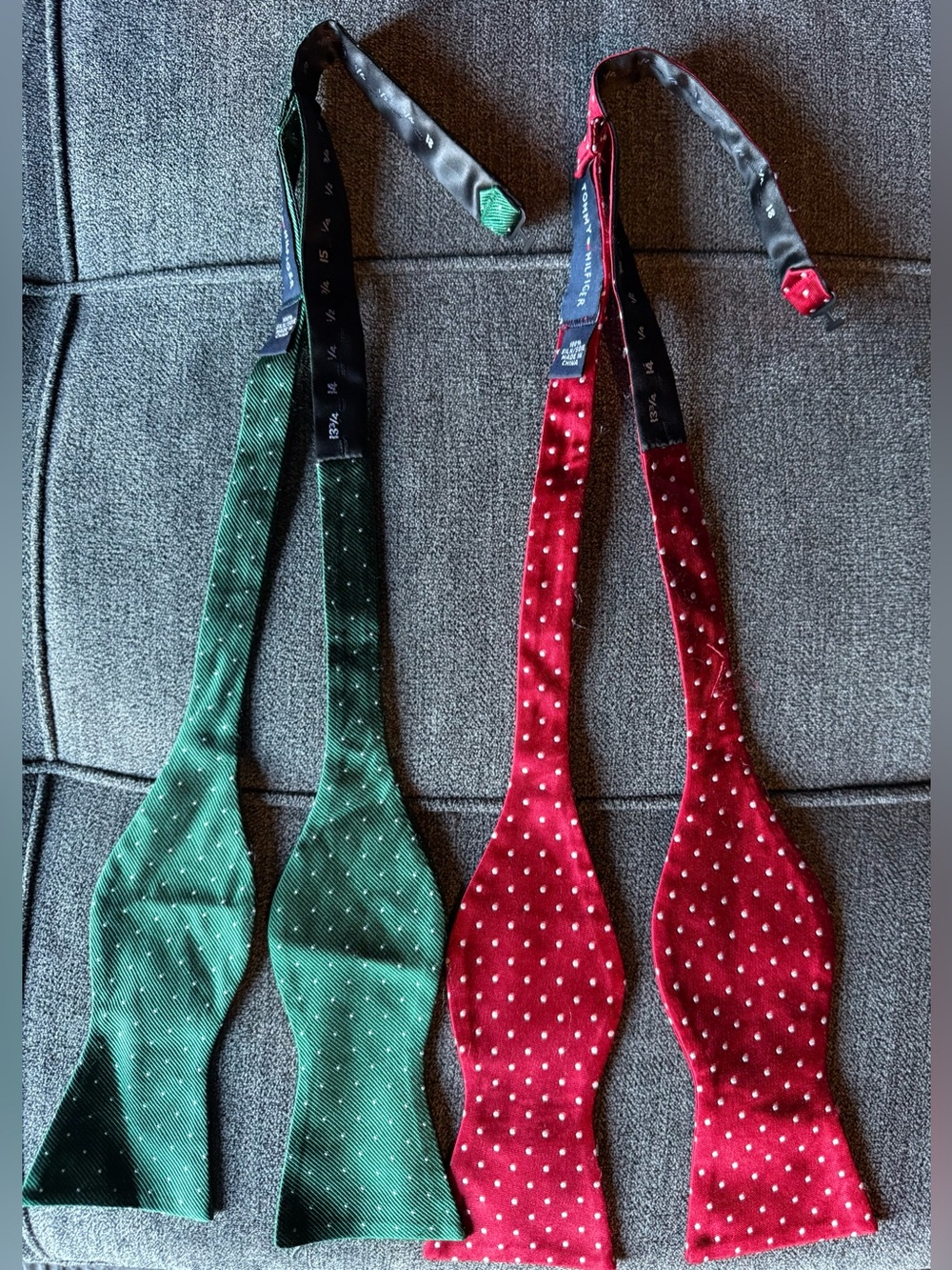 Tommy Hilfiger Men’s Silk Polka Dot Bow Ties- 2pk